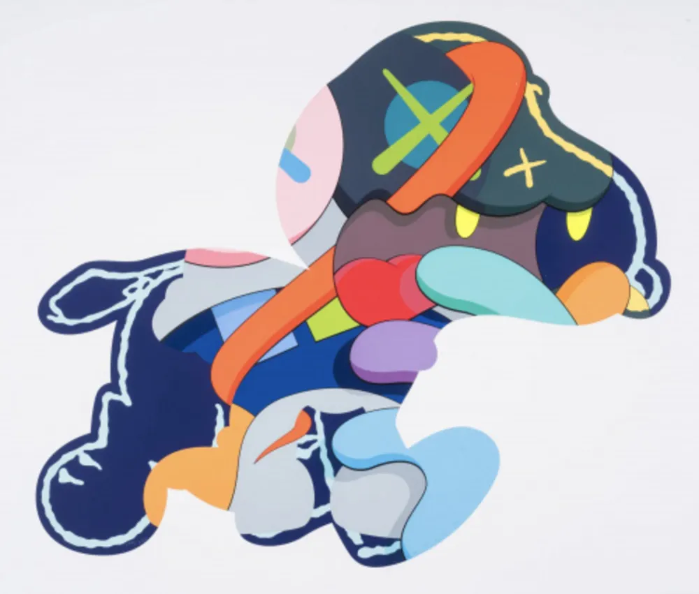 Sérigraphie Kaws - Stay Steady