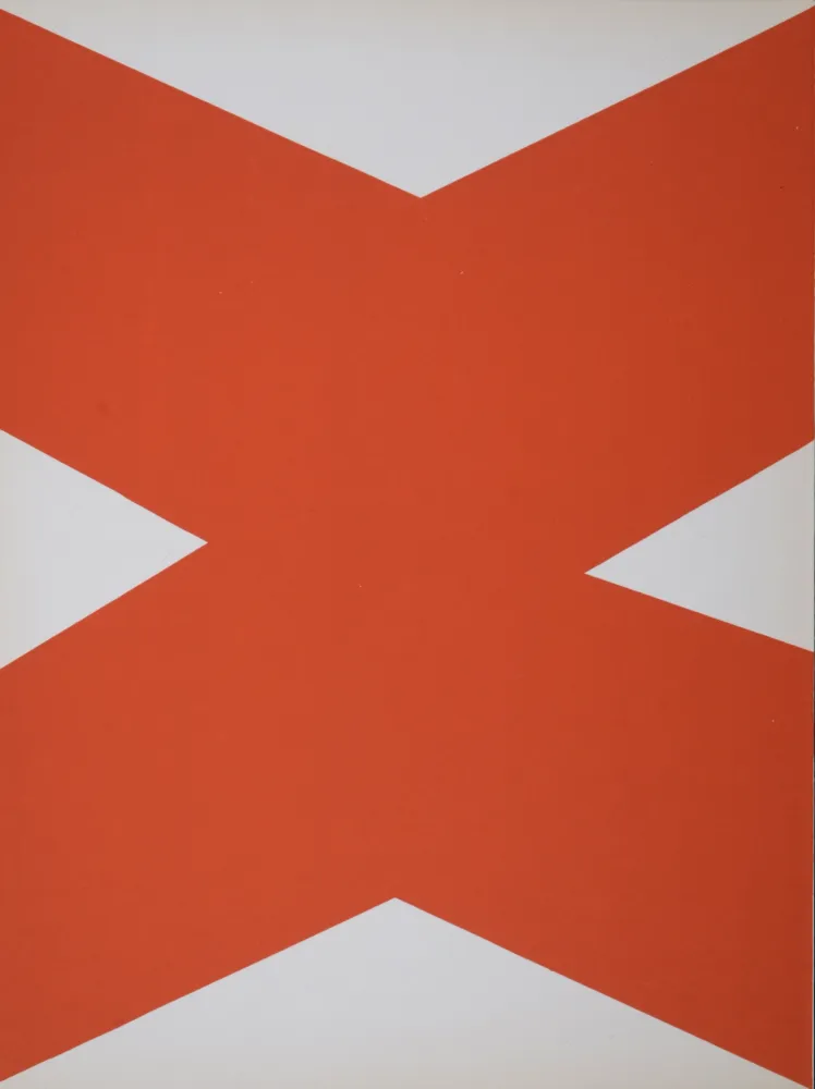 Lithographie Kelly - Abstract Composition (E), 1958