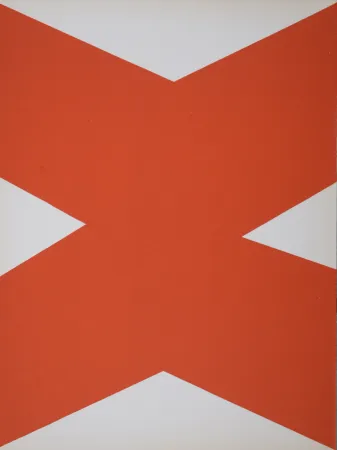 Lithographie Kelly - Abstract Composition (E), 1958