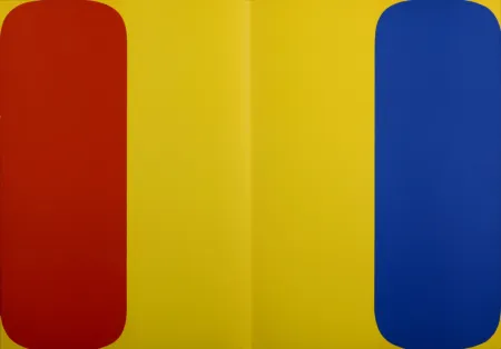 Lithographie Kelly - Abstract Composition (H), 1964