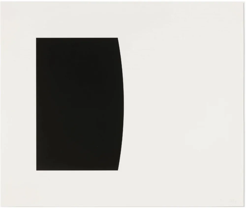 Lithographie Kelly - Canigou - from the Third Curve series