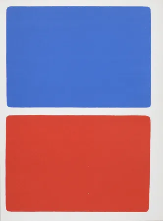 Lithographie Kelly - Composition, 1966