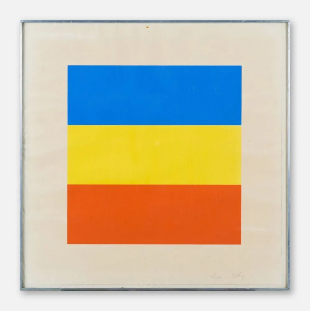 Sérigraphie Kelly - Red, Yellow, Blue.