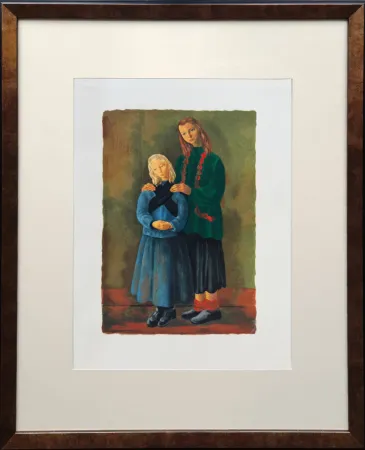 Lithographie Kisling - Les enfants inspirés (Inspired Children)