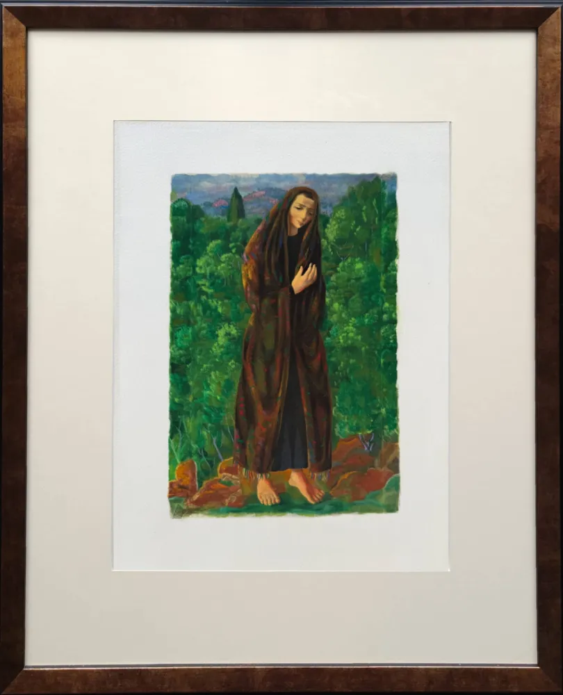 Lithographie Kisling - Vieille caraque (Old Carrack)