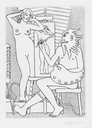 Gravure Klapheck - Atelier