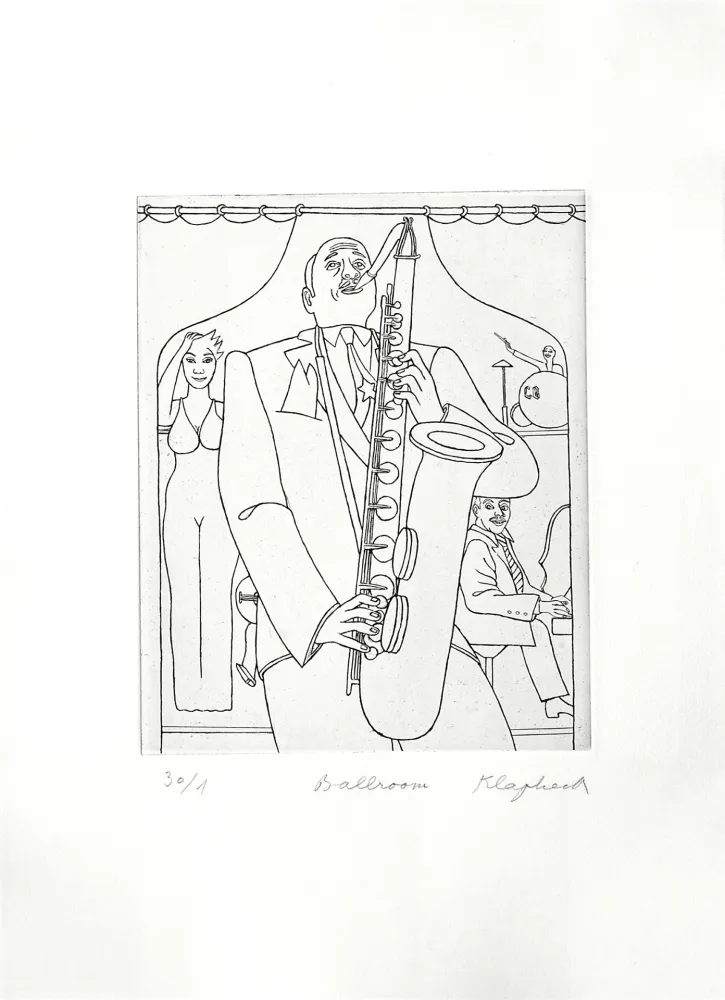 Gravure Klapheck - Ballroom