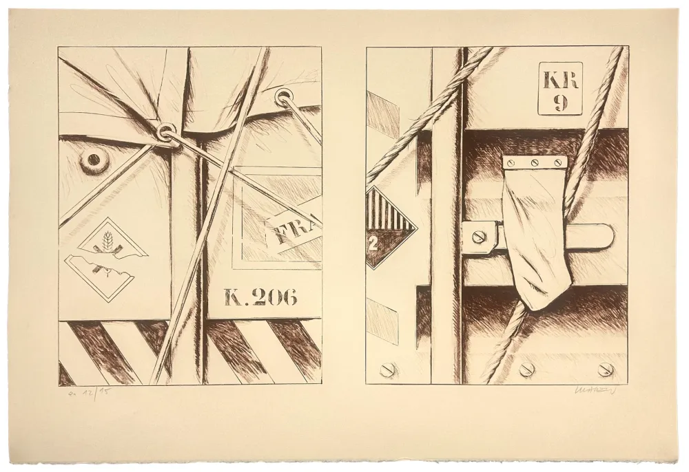 Lithographie Klasen - Sans titre