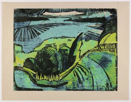 Gravure Sur Bois Kliemann - Große Havellandschaft (Large Havel Landscape)