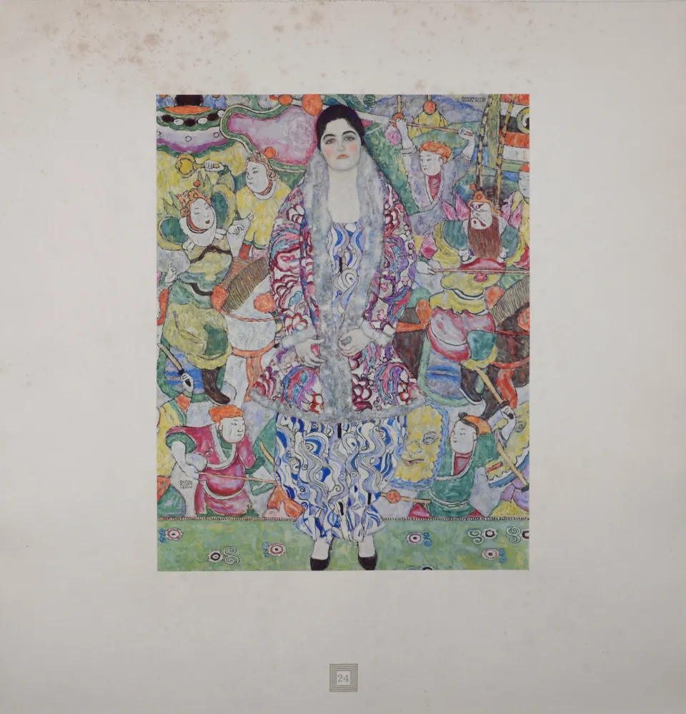 Lithographie Klimt (After) - Eine Nachlese Folio, Maria Beer, 1931