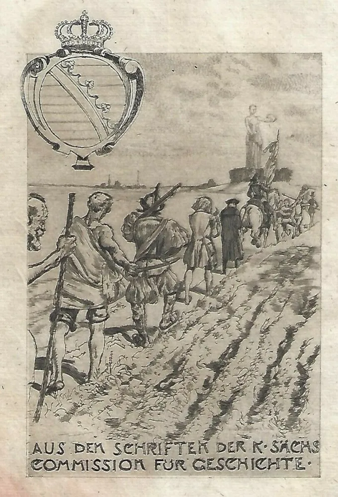 Eau-Forte Et Aquatinte Klinger - Kollektiv-Titel für Veröffentlichungen der kgl. sächsischen Komission für Geschichte