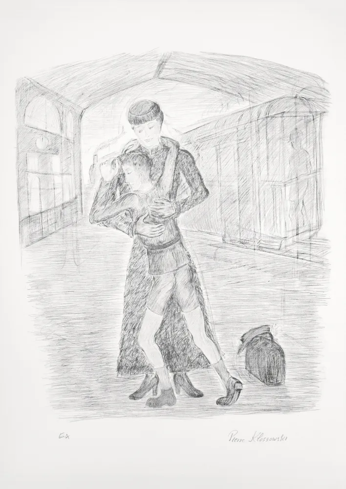 Lithographie Klossowski - Mère et fils