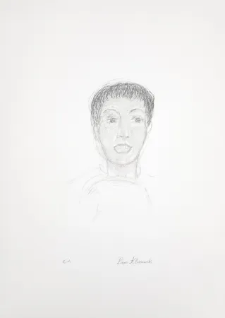 Lithographie Klossowski - Portrait de garçon