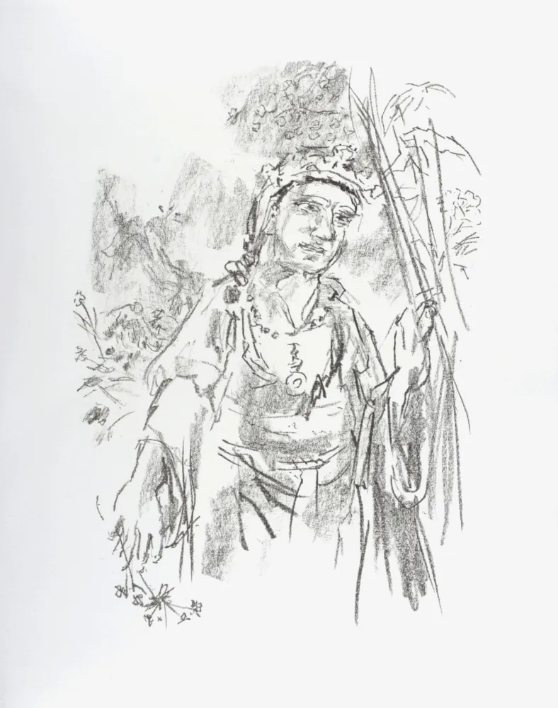 Lithographie Kokoschka - Cordelia, 1963