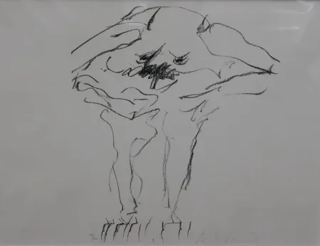 Lithographie Kooning - Clam Digger