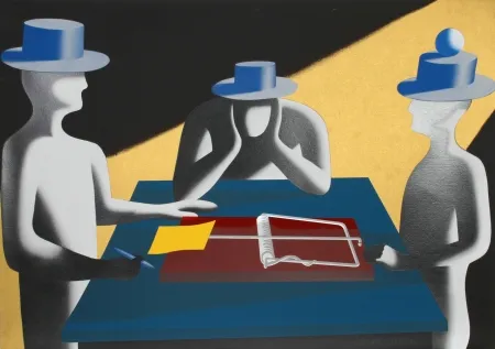 Sérigraphie Kostabi - Art of the Deal