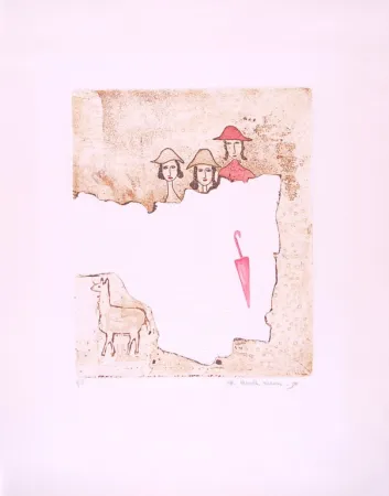 Eau-Forte Et Aquatinte Kramer - Rain Storm