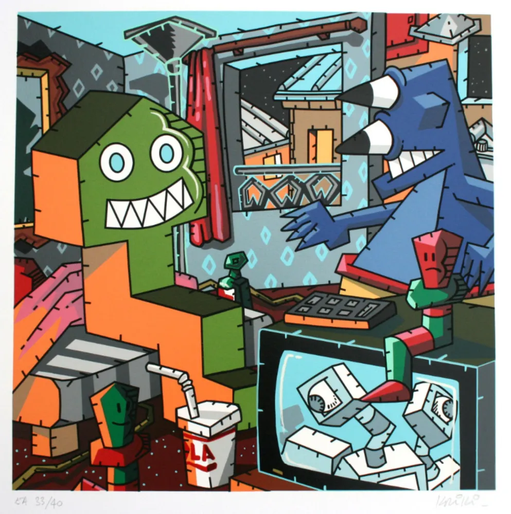 Sérigraphie Kriki - L’interieur