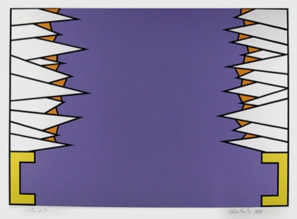 Sérigraphie Krushenick - Over the Rainbow