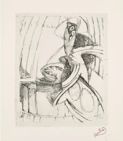 Eau-Forte Kupka - Sound of Clocks