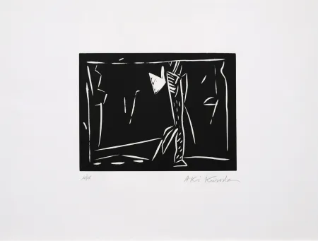 Linogravure Kuroda - Futur antérieur I