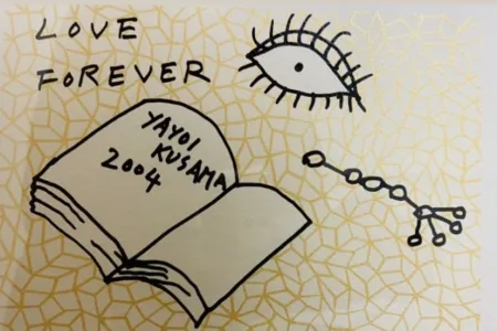 Sérigraphie Kusama - Book to Read at Night A