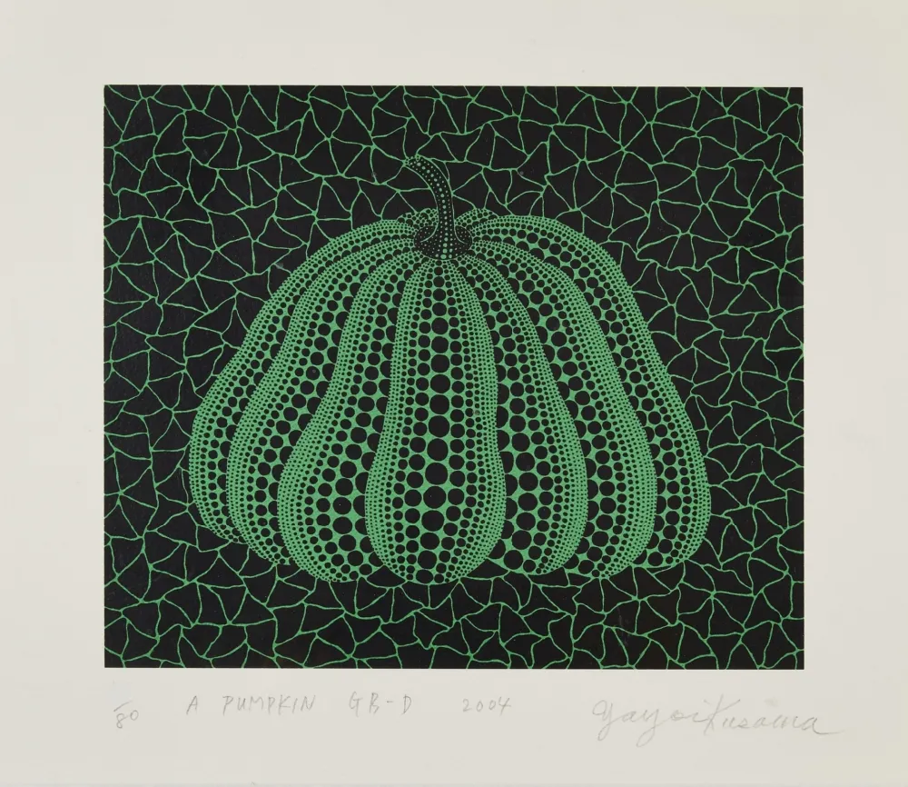 Sérigraphie Kusama - Pumpkin GB-D