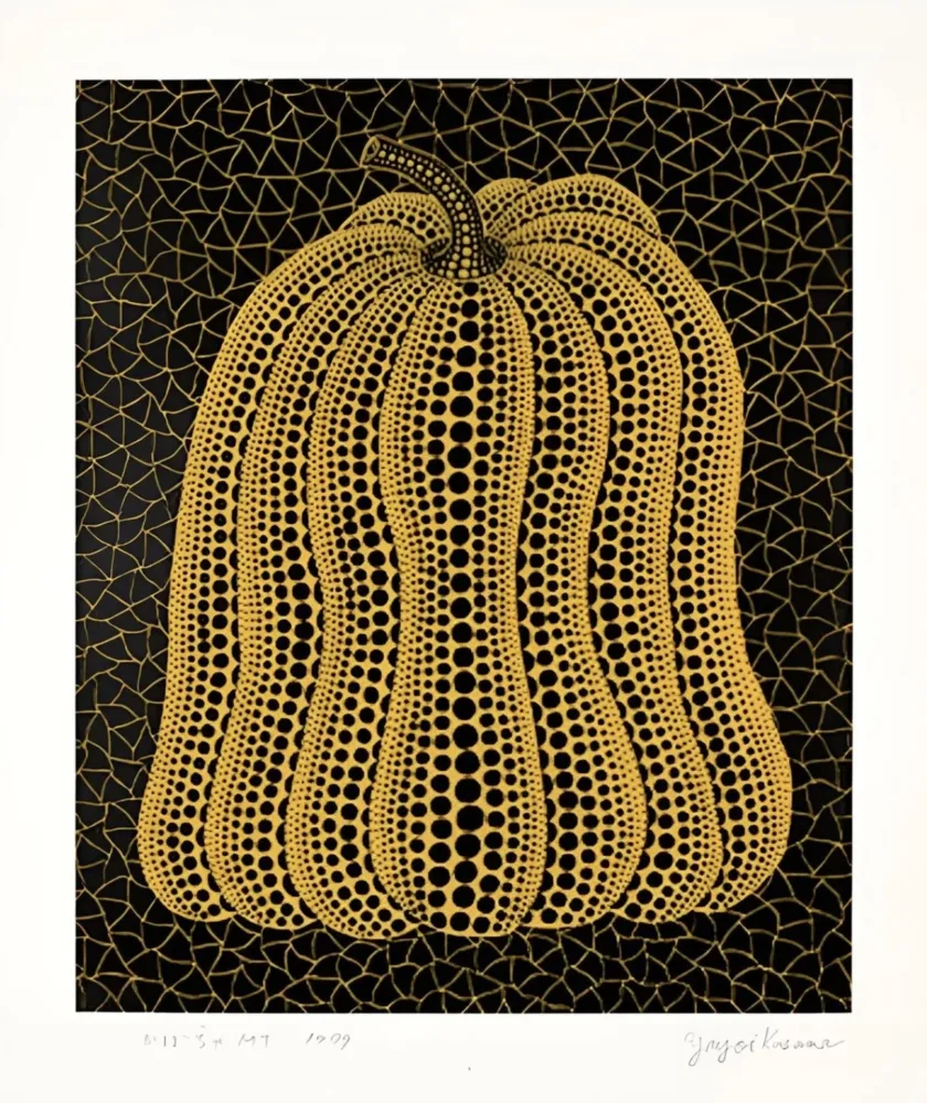 Sérigraphie Kusama - Pumpkin MT