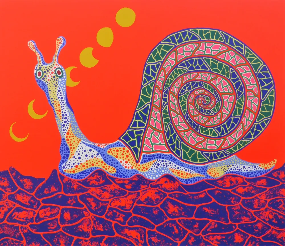 Sérigraphie Kusama - Snail