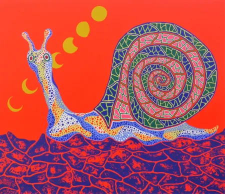 Sérigraphie Kusama - Snail