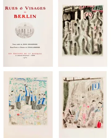 Livre Illustré Laborde - RUES ET VISAGES DE BERLIN. Ex avec suite (36 gravures) (1930)