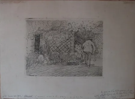 Eau-Forte Laboureur - L'Arrosoir