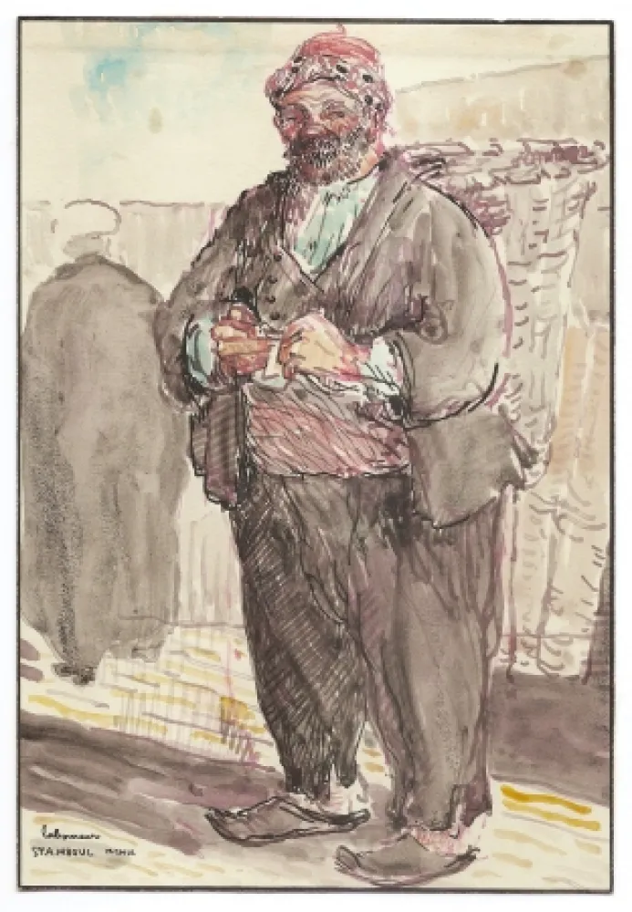 Aucune Technique Laboureur - Le portefaix à Stamboul (Porter, Istanbul)
