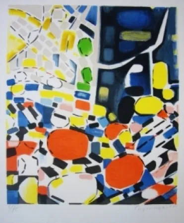 Lithographie Lagrange - Paysage 57