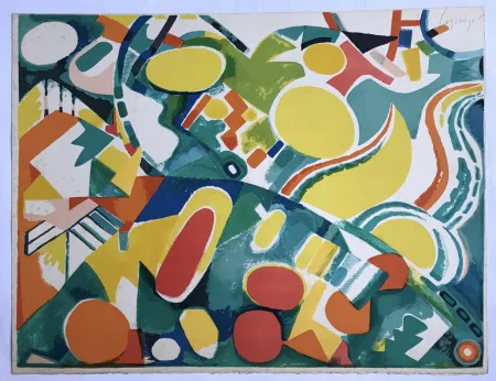 Lithographie Lagrange - Sans titre