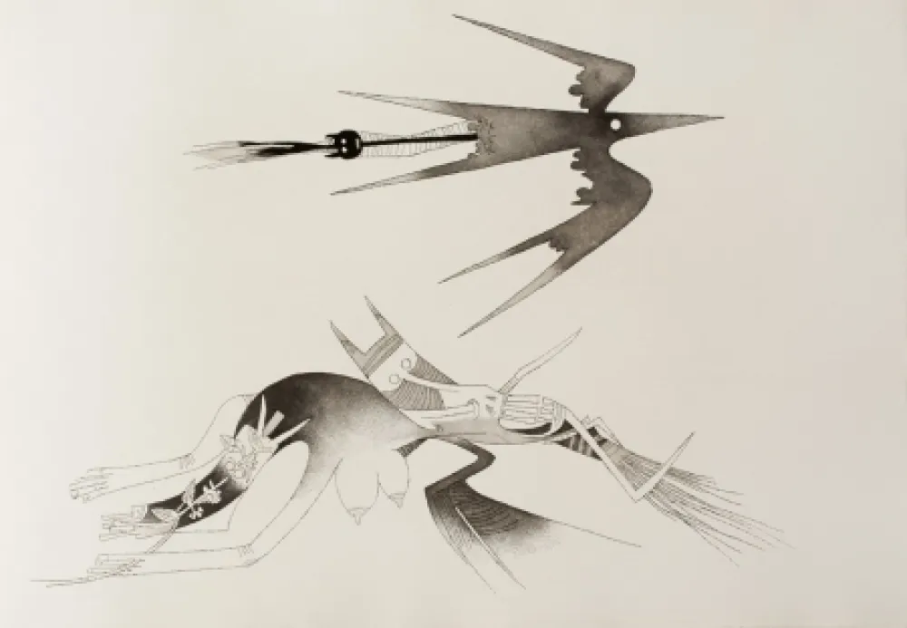 Livre Illustré Lam - Contre une maison sèche (8 gravures)