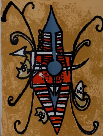 Lithographie Lam - Oiseau du Possible, 1979