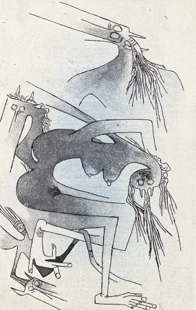 Lithographie Lam - Wifredo Lam (1902–1982) – Apostroph’ Apocalypse – Color lithograph on paper – 1967