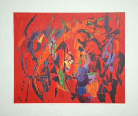 Lithographie Lanskoy - Rupture poétique