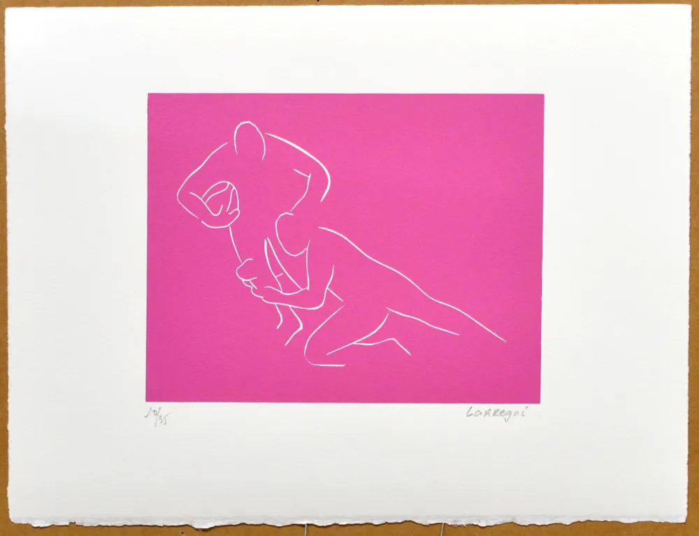 Linogravure Larregui - Stade Français Paris