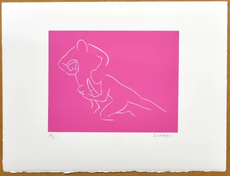 Linogravure Larregui - Stade Français Paris