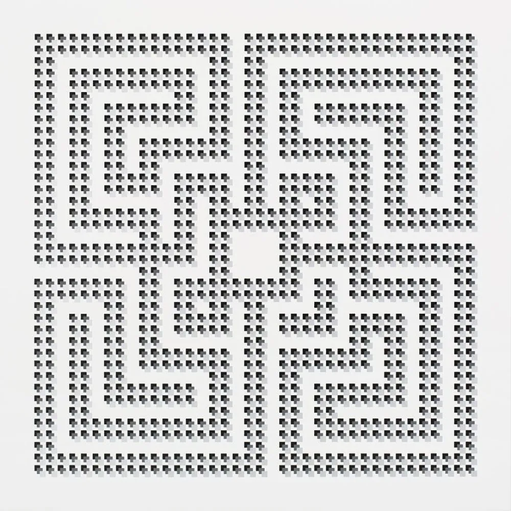 Lithographie L'atlas - Square series #1