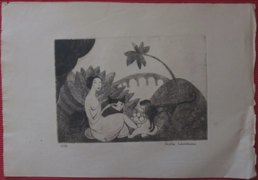 Eau-Forte Laurencin - Le Pont de Passy