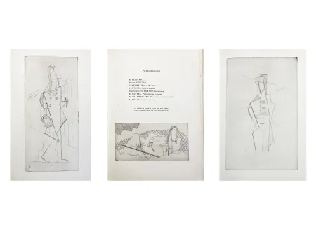 Livre Illustré Laurens - Raymond Radiguet : LES PÉLICAN. Pièce en deux actes. Illustré d'eaux-fortes par Henri Laurens (1921)