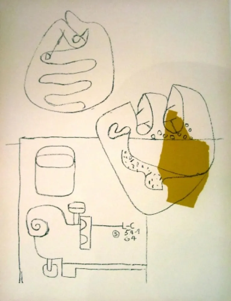 Lithographie Le Corbusier - Crossed Hands