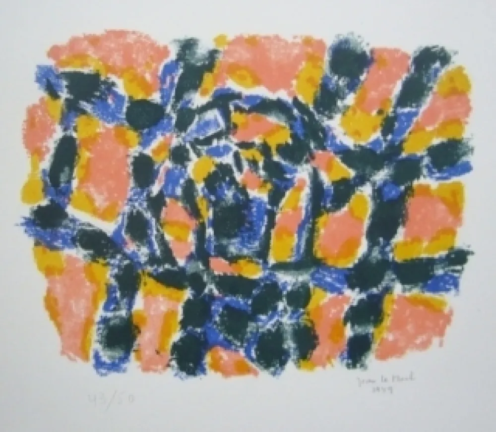 Lithographie Le Moal - Composition