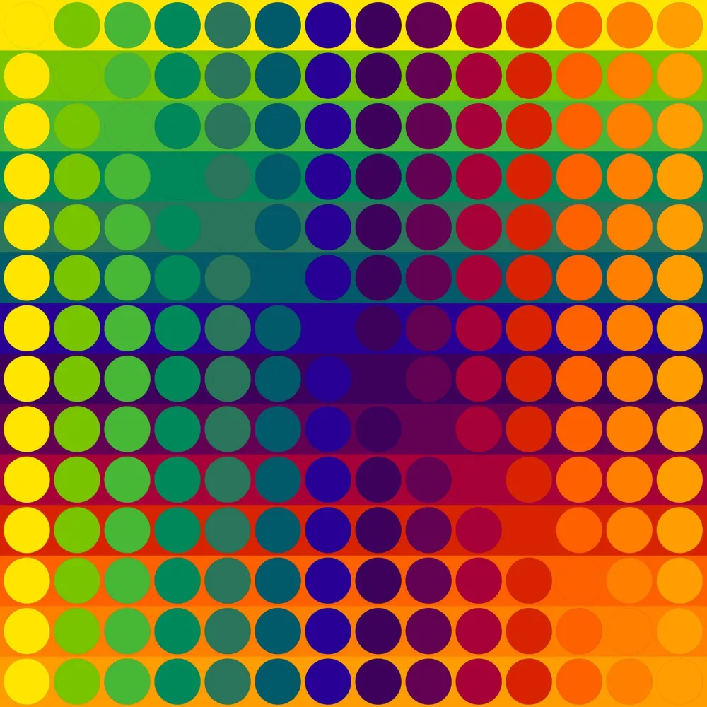 Lithographie Le Parc - Color Secuencia 1