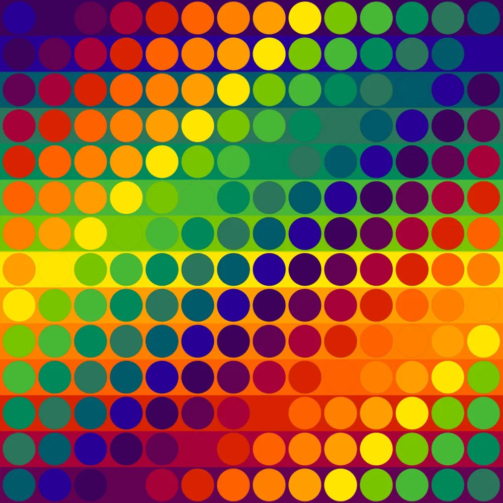 Lithographie Le Parc - Color Secuencia 11