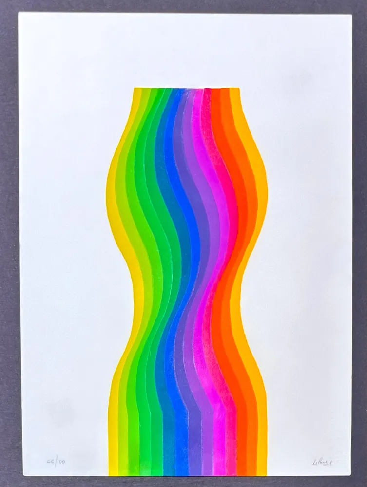 Sérigraphie Le Parc - Julio Le Parc (1928) - Screenprint on Paper - 1973
