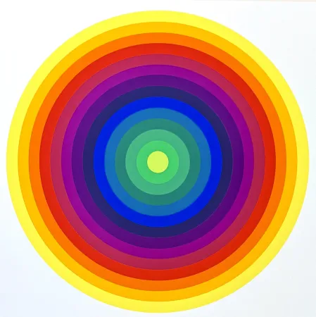 Sérigraphie Le Parc - Julio Le Parc (1928) – Serigraphy on paper – 1971